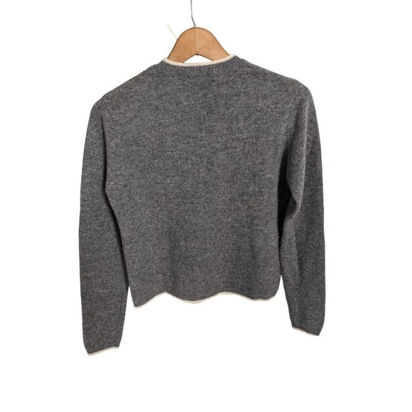 Vintage Chelsea Campbell Lambswool Knit Cardigan Women's Size Small - Picture 2 of 7